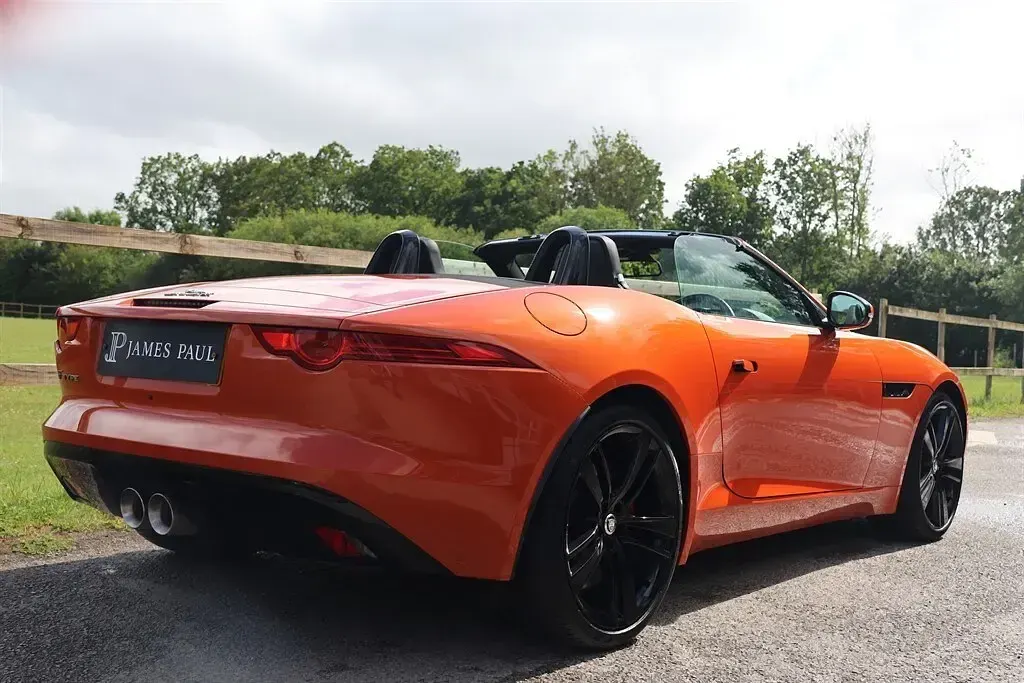 Used Jaguar F-Type Supercharged 2014 Orange Cabriolet