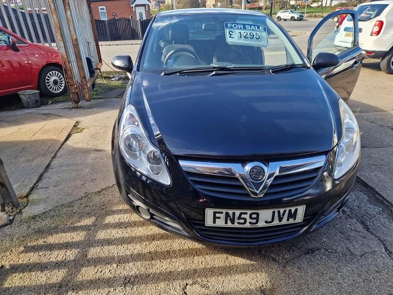 Used Vauxhall Corsa Active 59 HP (43 kW) 2009 Black Hatchback