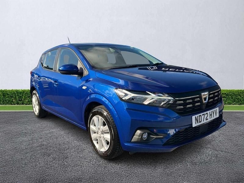 Blue Used 2022 Dacia Sandero Comfort Hatchback | £9,499 (Good price) - Image 1/4