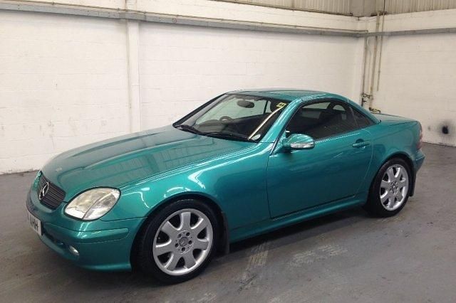 Used Mercedes SLK230 2000 Blue Cabriolet