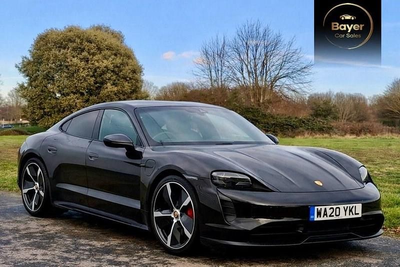 Used Porsche Taycan Performance Package 419 kW (571 HP) 2020 Black Sedan