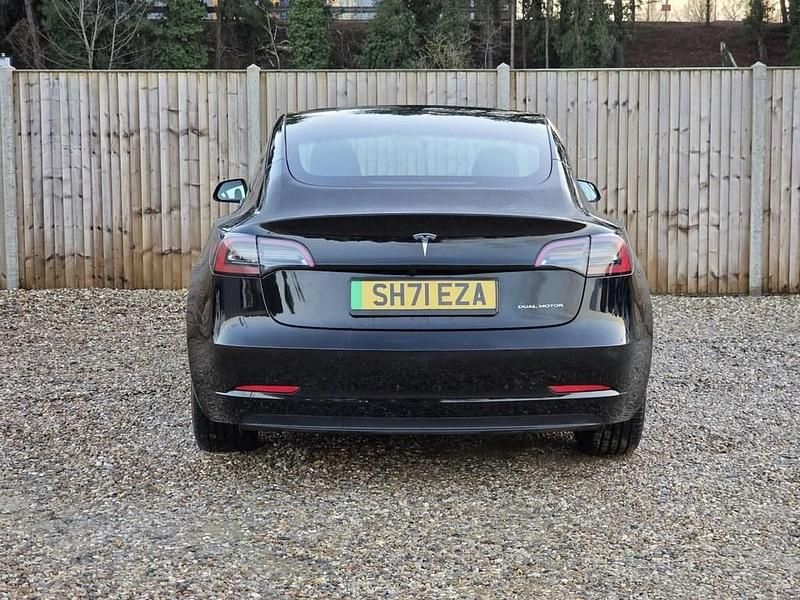 Used Tesla Model 3 Long Range AWD 254 kW (346 HP) 2021 Black Sedan
