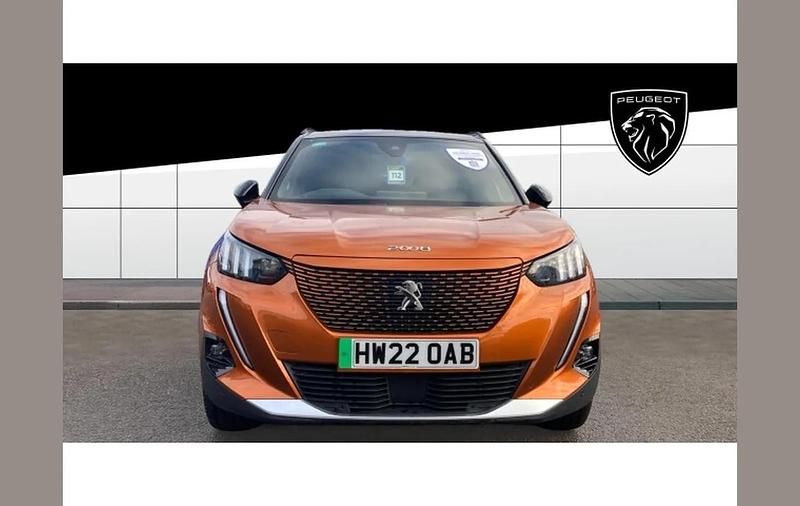 Used Peugeot e-2008 Premium 100 kW (136 HP) 2022 Orange SUV