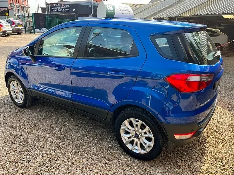 Used Ford Ecosport Zetec 95 HP (69 kW) 2017 Blue SUV