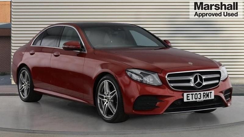 Red Used 2019 Mercedes E220 AMG Line Premium Plus Sedan | £20,798 (Fair price) - Image 1/4