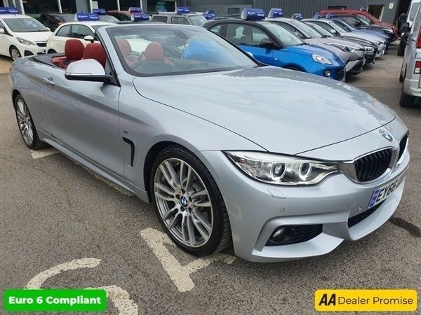 Silver Used 2016 BMW 440 M Sport Cabriolet | £21,499 (Fair price) - Image 1/4
