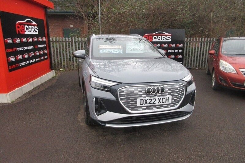 Grey Used 2022 Audi Q4 e-tron S-Line SUV | £26,495 (Fair price) - Image 1/1