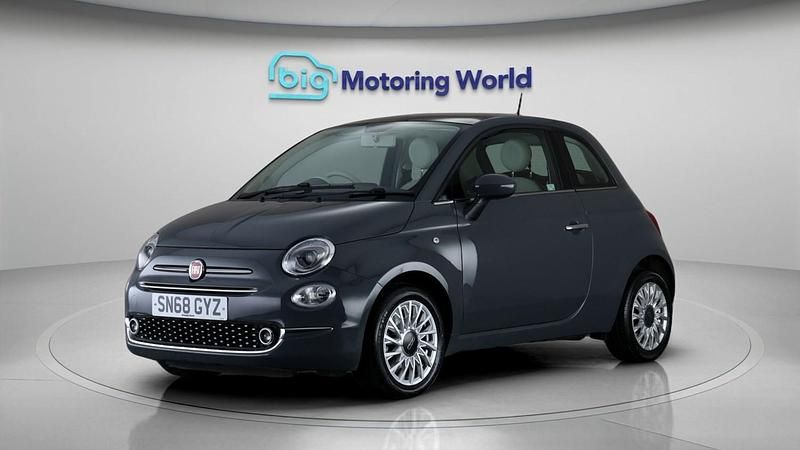 Used Fiat 500 Lounge 68 HP (50 kW) 2018 Grey Hatchback
