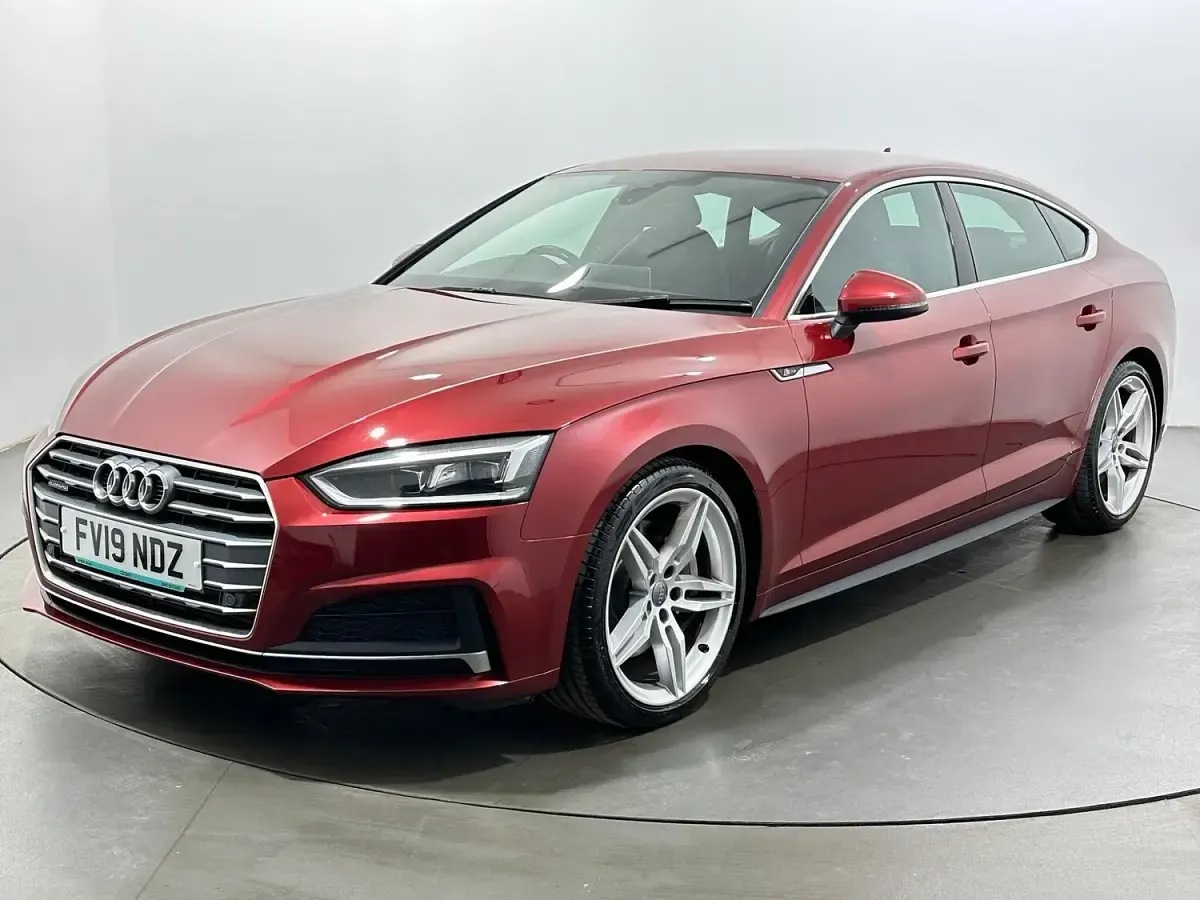Used Audi A5 Sportback S-Line 245 HP (180 kW) 2019 Red Hatchback