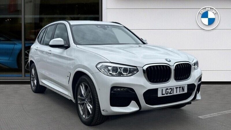 White Used 2021 BMW X3 M Sport SUV | £29,816 (Good price) - Image 1/4