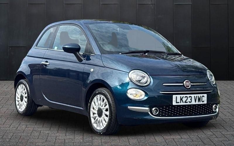 Blue Used 2023 Fiat 500 Hatchback | £9,994 (Fair price) - Image 1/3