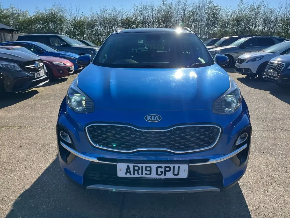 Used Kia Sportage 185 HP (136 kW) 2019 Blue SUV