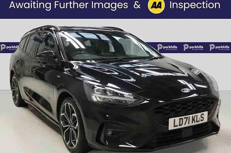 Black Used 2021 Ford Focus ST-Line X Estate | £13,940 (Fair price) - Image 1/1