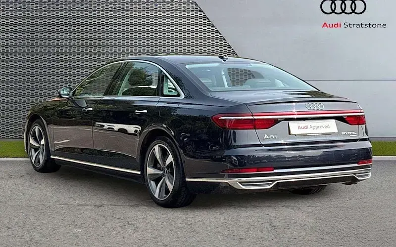 Used Audi A8 Sport 449 HP (330 kW) 2021 Blue Sedan