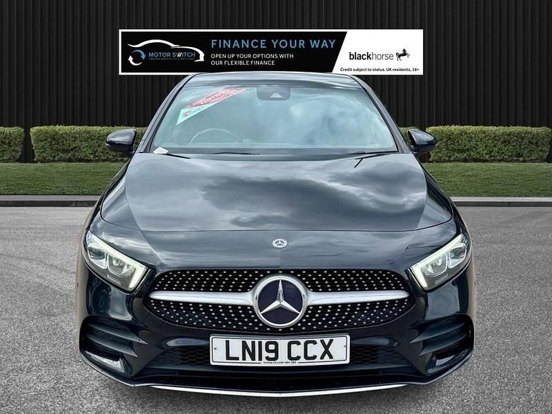 Used Mercedes A200 AMG Line Premium 163 HP (119 kW) 2019 Black Hatchback