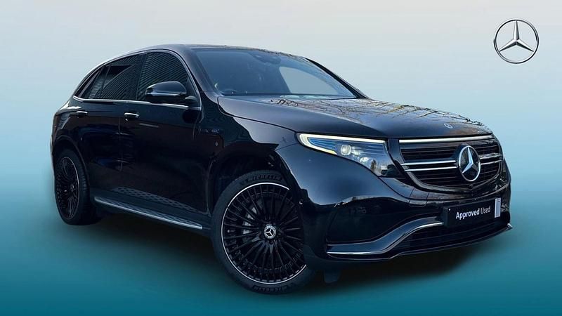 Black Used 2021 Mercedes EQC400 AMG Line Premium Plus SUV | £31,995 (Expensive) - Image 1/4