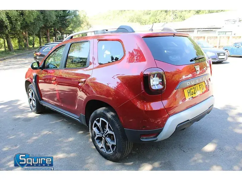 Used Dacia Duster Prestige 115 HP (84 kW) 2021 Fusion red SUV