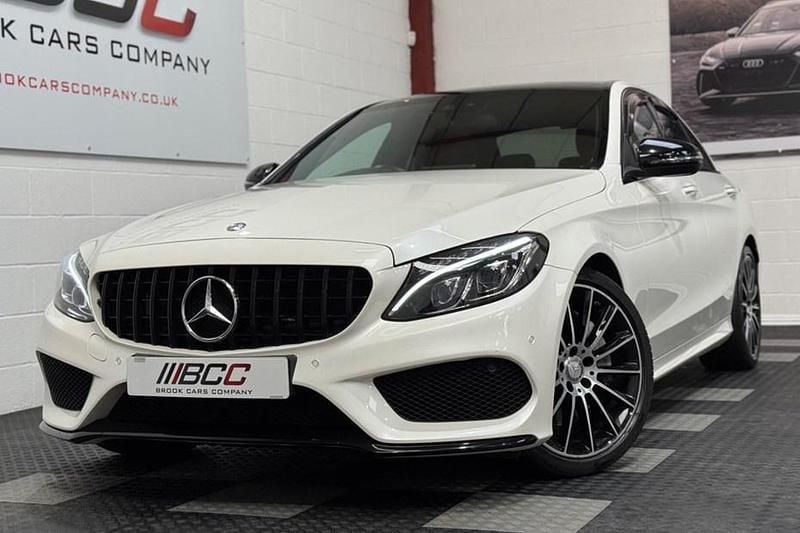 White Used 2017 Mercedes C250 AMG Line Premium Plus Sedan | £16,350 (A bit pricey) - Image 1/1