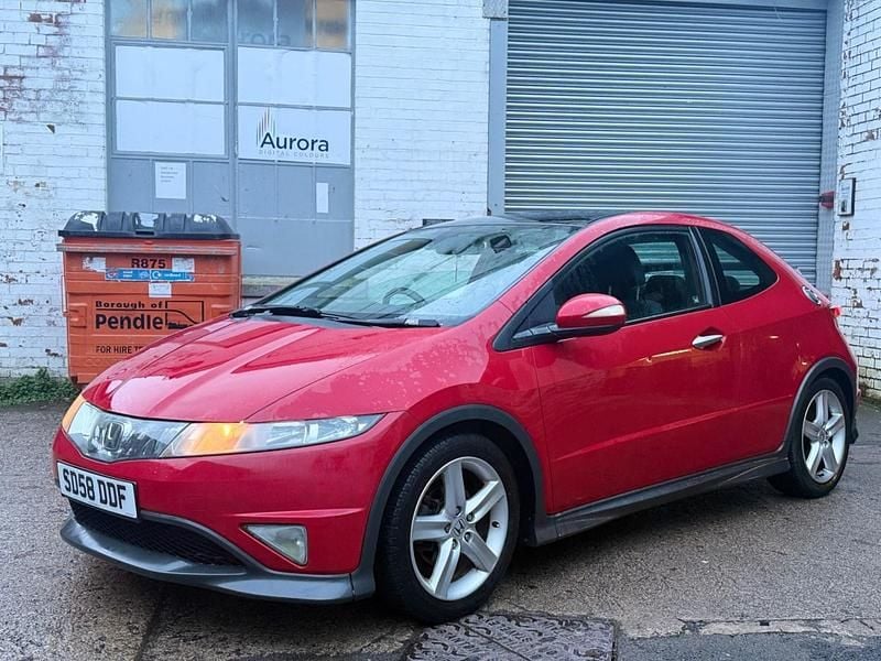 Red Used 2008 Honda Civic Type S Hatchback | £1,295 (Fair price) - Image 1/4