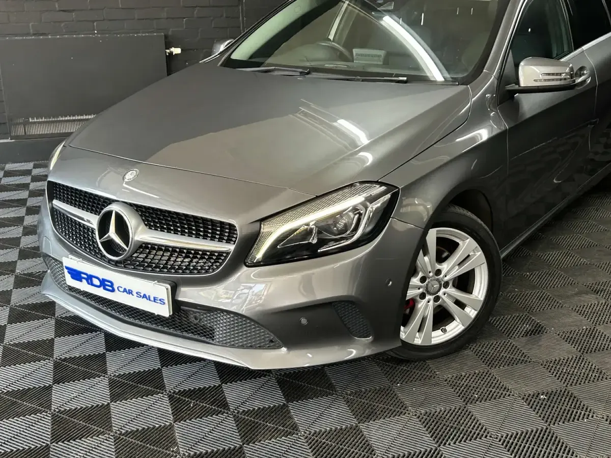Used Mercedes A200 Premium 136 HP (100 kW) 2017 Grey Hatchback
