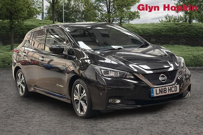 Used Nissan Leaf Tekna 110 kW (150 HP) 2018 Black Hatchback