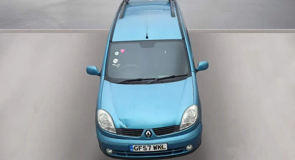 Usado Renault Kangoo Expression 84 HP (61 kW) 2007 Azul Monovolume