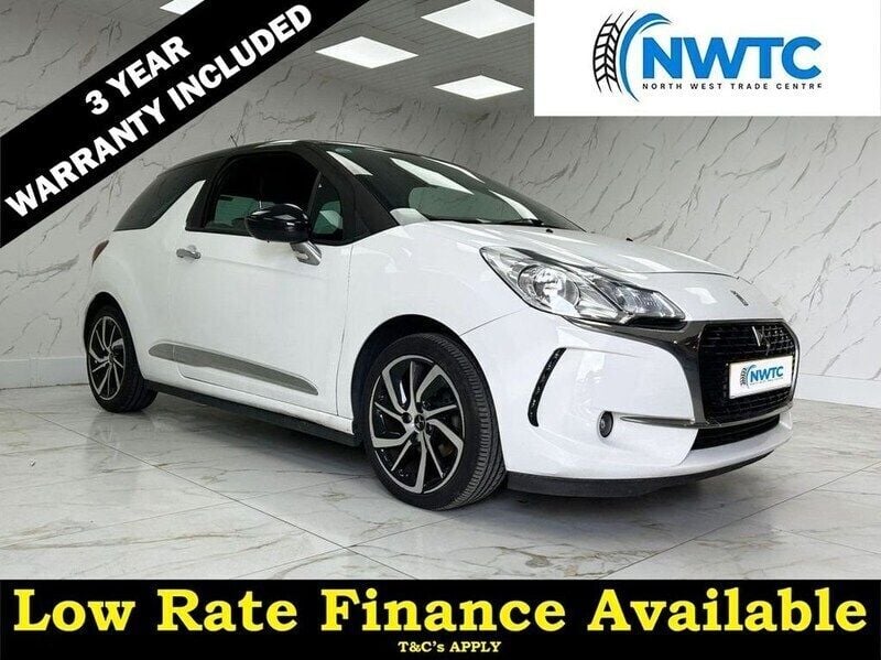 White Used 2018 DS Automobiles DS3 Connected Chic Hatchback | £4,795 (Fair price) - Image 1/3