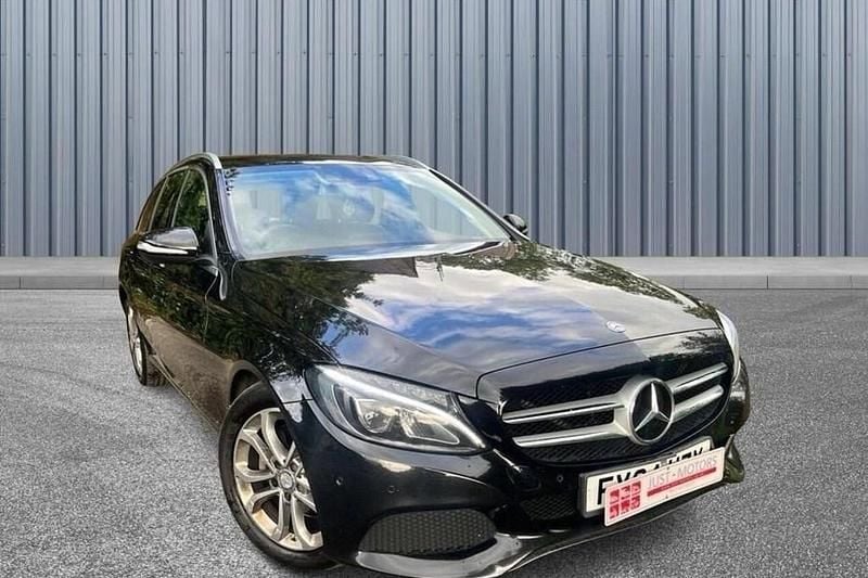Black Used 2014 Mercedes C220 Estate | £5,199 (Fair price) - Image 1/1
