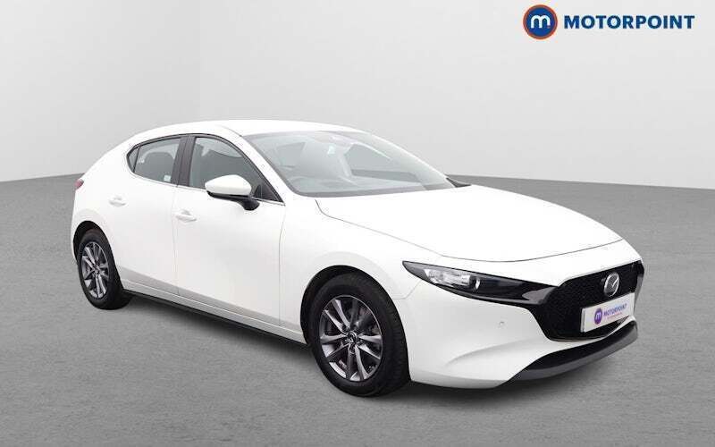 White Used 2022 Mazda 3 Hatchback | £14,149 (Good price) - Image 1/4