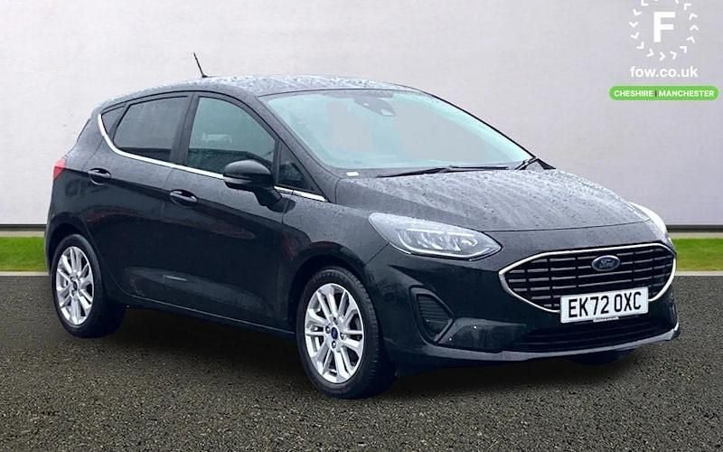 Used Ford Fiesta Titanium 125 HP (91 kW) 2021 Black Hatchback