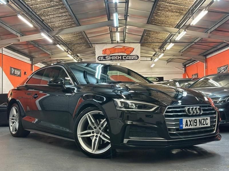 Black Used 2019 Audi A5 S-Line Coupe | £14,195 (Good price) - Image 1/4