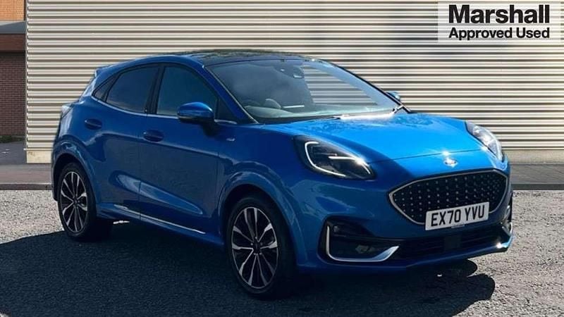Blue Used 2020 Ford Puma Gen-E ST-Line X SUV | £17,235 (Fair price) - Image 1/4
