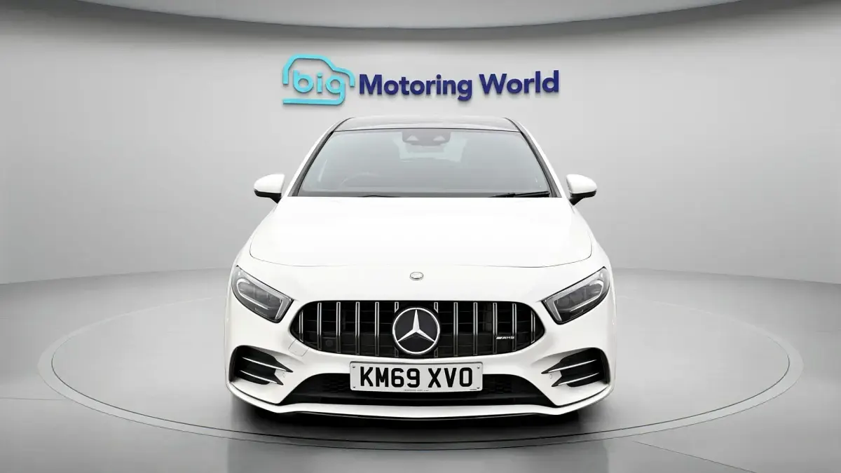 Used Mercedes A35 AMG Premium Plus 306 HP (225 kW) 2019 White Hatchback