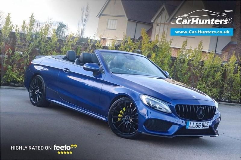 Blue Used 2016 Mercedes C220 AMG line Cabriolet | £15,495 (Fair price) - Image 1/2