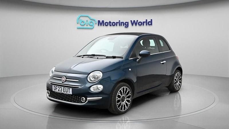Used Fiat 500C S 70 HP (51 kW) 2023 Blue Cabriolet