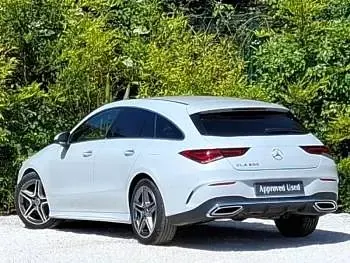 Used Mercedes CLA200 AMG Line Premium 163 HP (119 kW) 2023 White Coupe