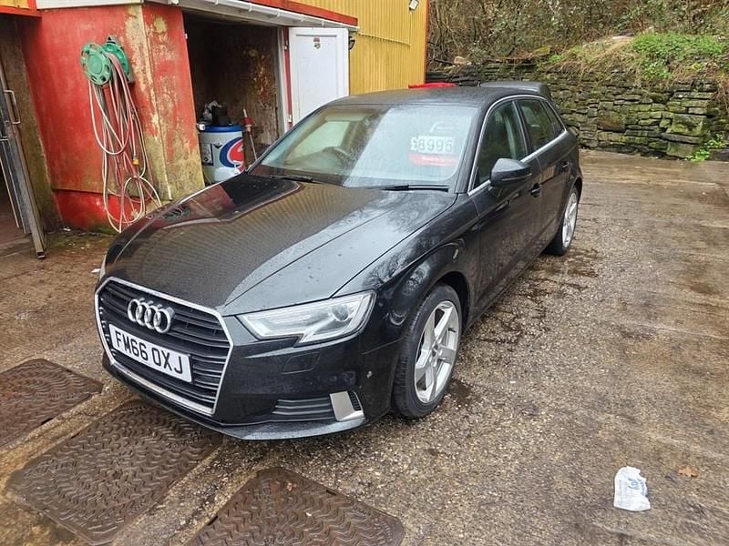 Used Audi A3 Sport 150 HP (110 kW) 2017 Black Hatchback