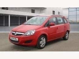 Red Used 2014 Vauxhall Zafira MPV | £3,475 (Expensive) - Image 1/1