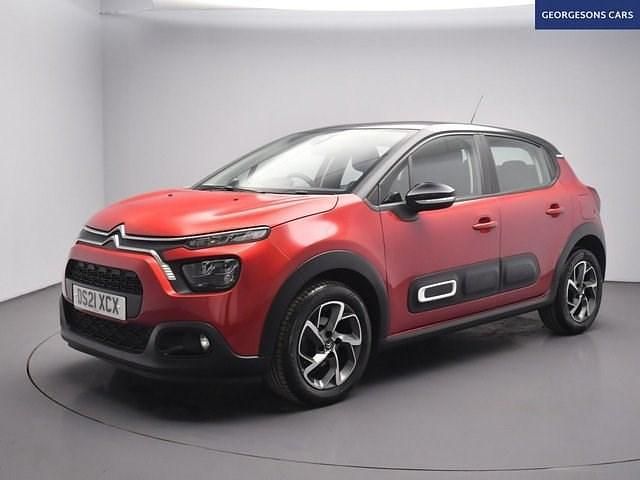 Used Citroën C3 PureTech 83 HP (61 kW) 2021 Red Hatchback