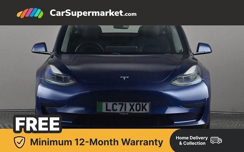 Used Tesla Model 3 Standard Range 208 kW (283 HP) 2021 Blue Sedan