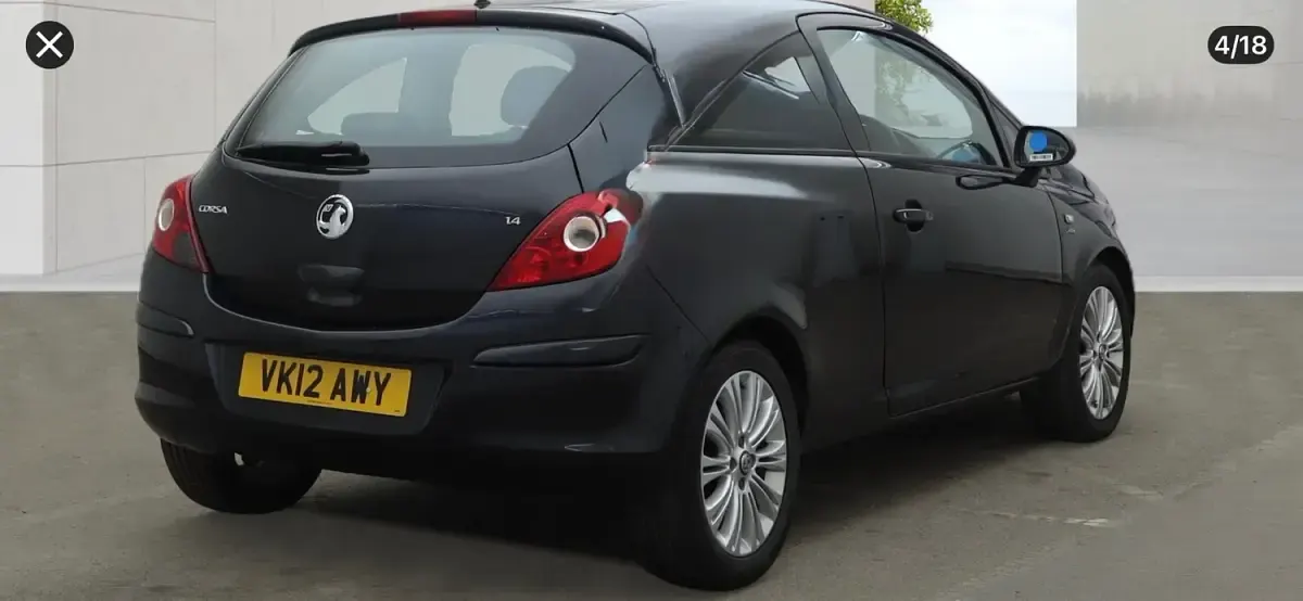Used Vauxhall Corsa Active 100 HP (73 kW) 2012 Black Hatchback