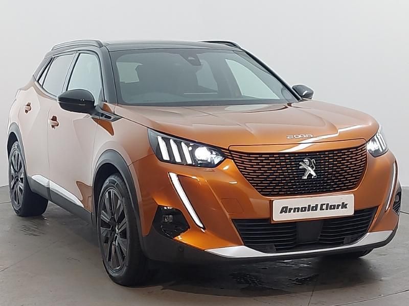 Used Peugeot e-2008 GTi 100 kW (136 HP) 2020 Orange SUV