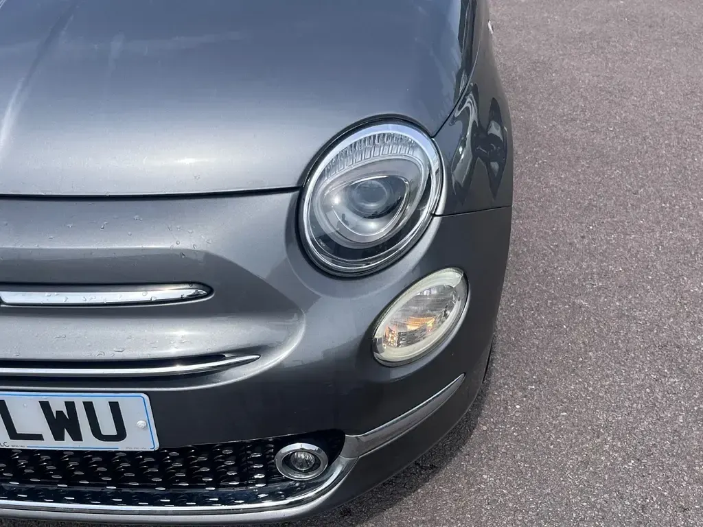 Used Fiat 500 Lounge 69 HP (50 kW) 2019 Electroclash grey Hatchback
