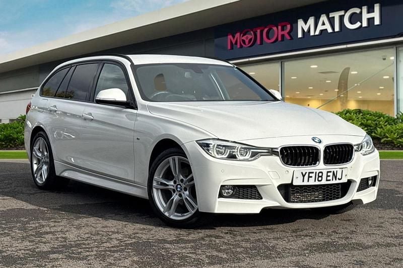 White Used 2018 BMW 320 M Sport Estate | £14,000 (Super price) - Image 1/4