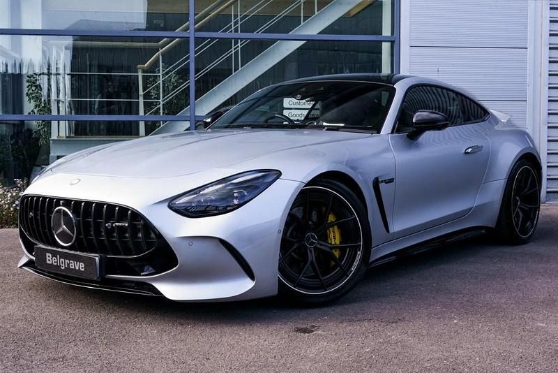 Hightech silver metallic with contrast black napp Used 2024 Mercedes AMG GT Premium Plus Coupe | £135,980 - Image 1/3