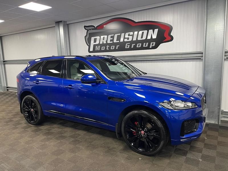 Used Jaguar F-Pace S 300 HP (220 kW) 2017 Blue SUV