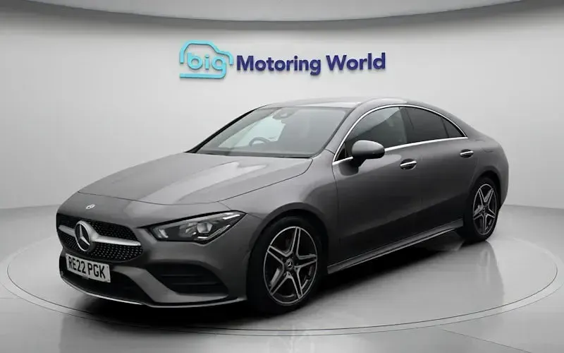 Used Mercedes CLA200 AMG line 163 HP (119 kW) 2022 Grey Coupe