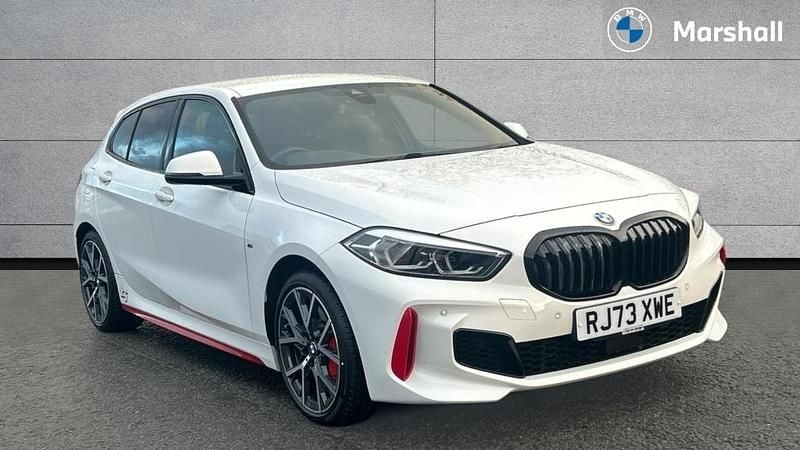 Alpine white Used 2024 BMW 128 Comfort Edition Hatchback | £28,030 (Fair price) - Image 1/4