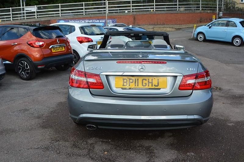 Used Mercedes E250 205 HP (150 kW) 2011 Silver Cabriolet