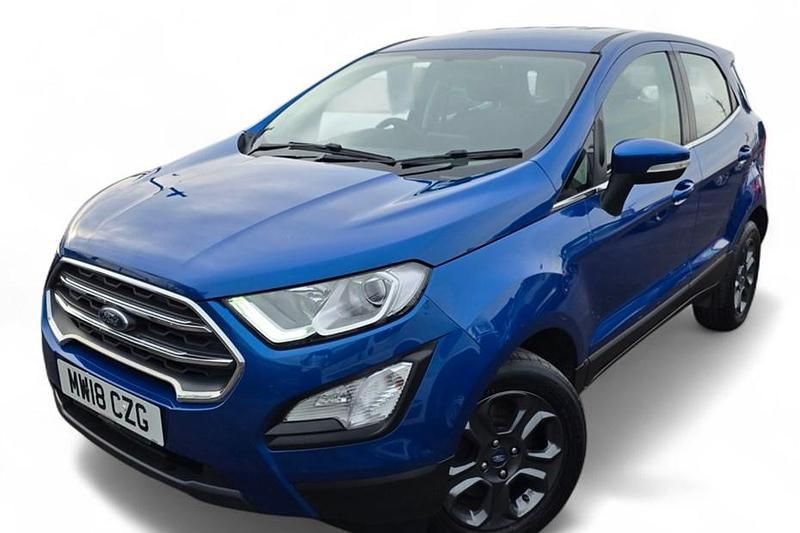 Blue Used 2018 Ford Ecosport Zetec SUV | £8,695 (Fair price) - Image 1/1